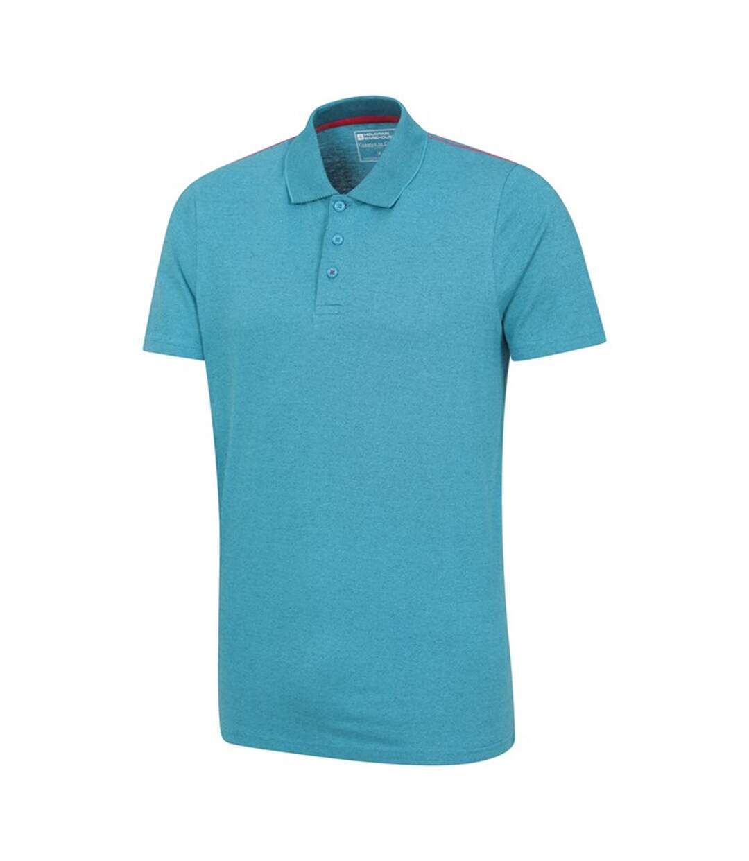 Polo cordyline homme bleu sarcelle foncé Mountain Warehouse-2