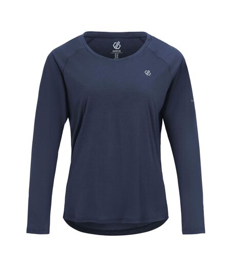 Womens/ladies Serenity Long-sleeved T-shirt Navy Dare 2B