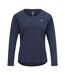 Womens/ladies Serenity Long-sleeved T-shirt Navy Dare 2B-1
