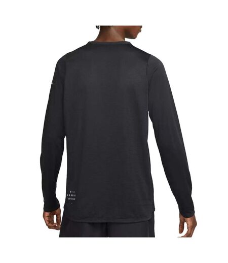 T-shirt Manches Longues Noir Homme Nike Rdvn - L