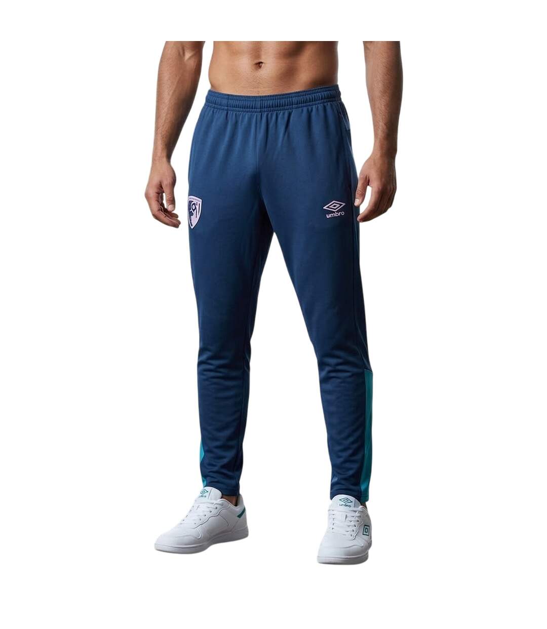 Mens Afc Bournemouth Tracksuit Bottoms Blue Umbro-4