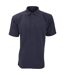 UCC 50/50 Mens Plain Piqué Short Sleeve Polo Shirt (Navy Blue) - UTBC1194