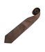 Premier Mens “Colours” Plain Fashion / Business Tie (Brown) (One Size) - UTRW1156-2