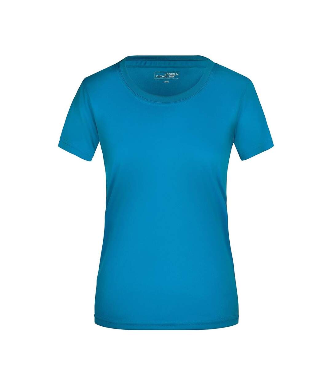 T-shirt Active Femme Turquoise Vif James And Nicholson-1