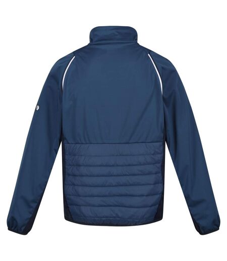 Regatta Mens Steren Hybrid Soft Shell Jacket (Blue Wing/Navy)