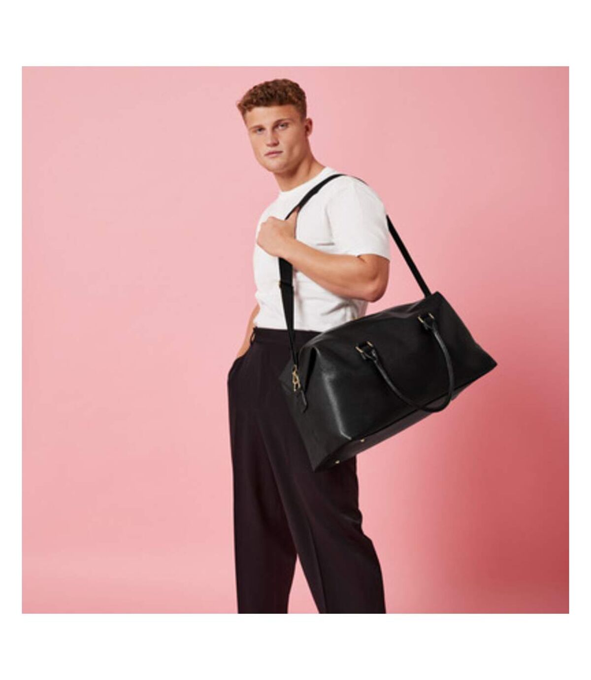 Bagbase Womens/Ladies Boutique Weekender Carryall (Black) (One Size)
