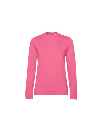 B&C Womens/Ladies Set-in Sweatshirt (Pink)