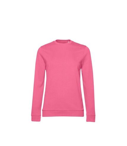 B&C Womens/Ladies Set-in Sweatshirt (Pink)