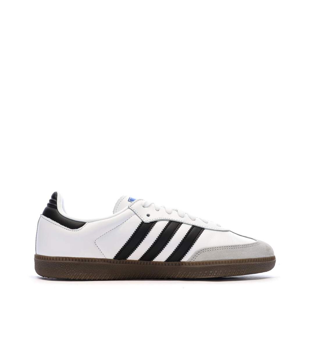 Samba baskets blanches/noires homme adidas-2