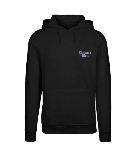 Sweat À Capuche Motif/style Imprimé Au Dos Memento Mori Homme Noir Mister Tee