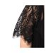 Robe Noir Femme Teddy Smith R-dentelle - XS