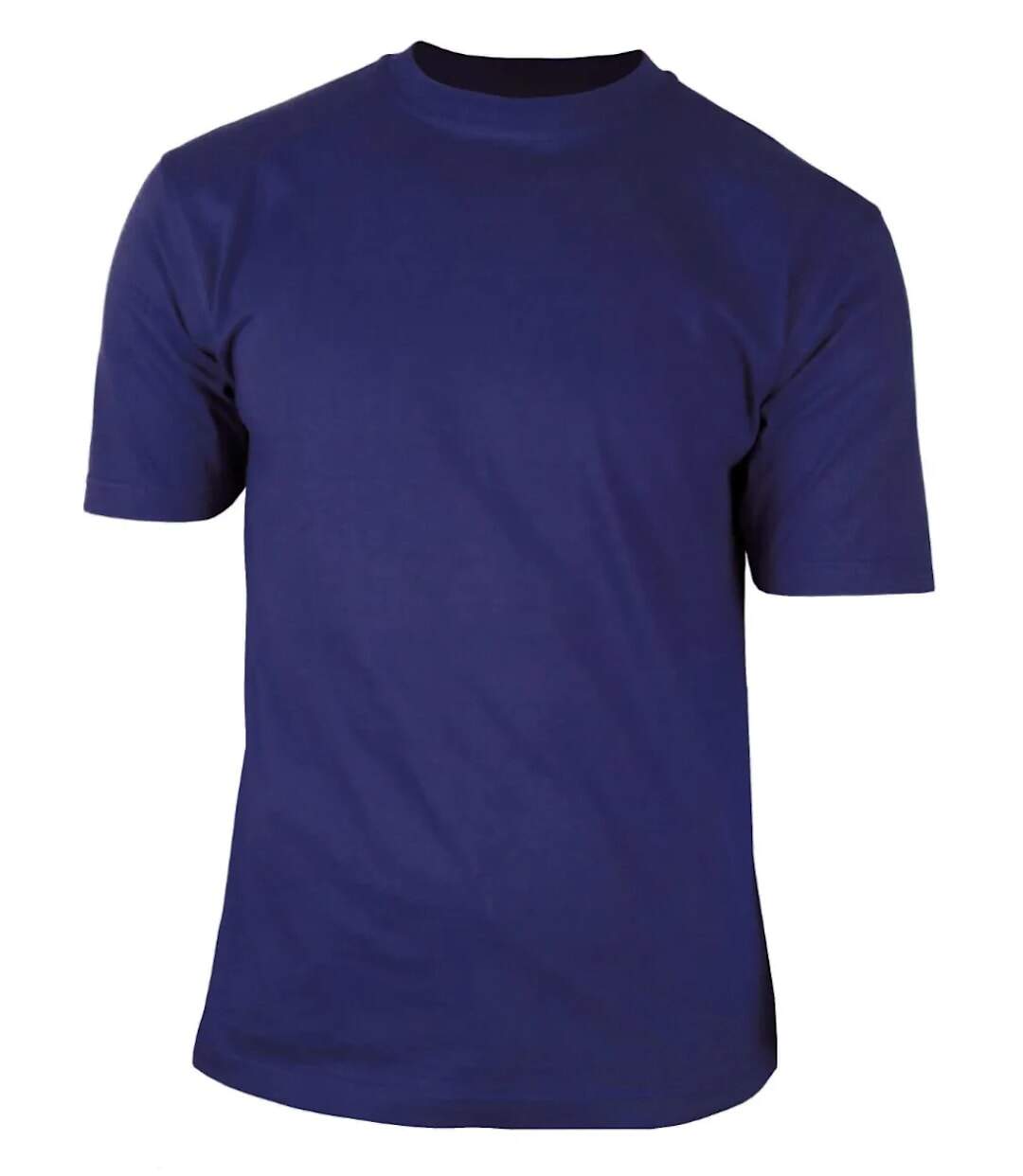 Tee-shirt Uni Ras du Cou Challenger F110 Bleu Marine-5