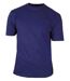 Tee-shirt Uni Ras du Cou Challenger F110 Bleu Marine-5