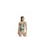Maillot De Bain 1 Pièce Motif/style Toucan Farm Rio Femme Vert Adidas-1