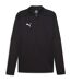 Mens Teamfinal Quarter Zip Training Fleece Top Black Puma-1
