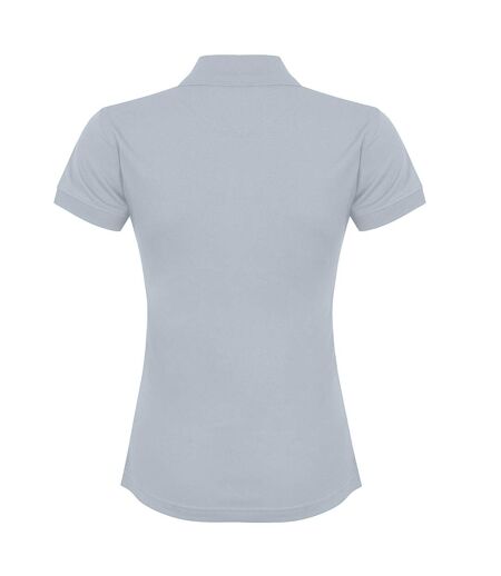 Henbury Womens/Ladies Coolplus® Fitted Polo Shirt (Silver Gray)