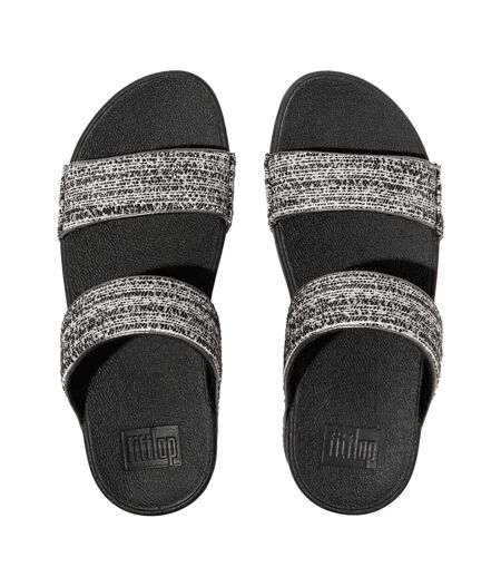 Claquettes Style Scintillant Lulu Femme Noir Fit Flop