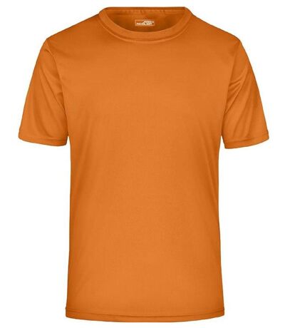 t-shirt respirant JN358 - orange - col rond - Homme