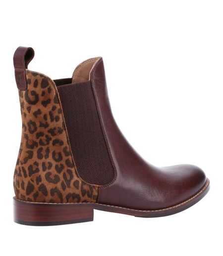 Bottines chloe femme marron/marron clair Hush Puppies