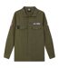 Amplified Mens The Rolling Stones Military Overshirt (Khaki Green)