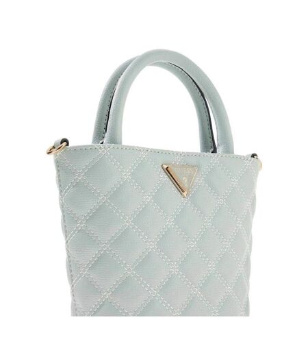 Sac Bandoulière Motif/style Matelassé Giully Femme Taille Unique Turquoise Pâle Guess