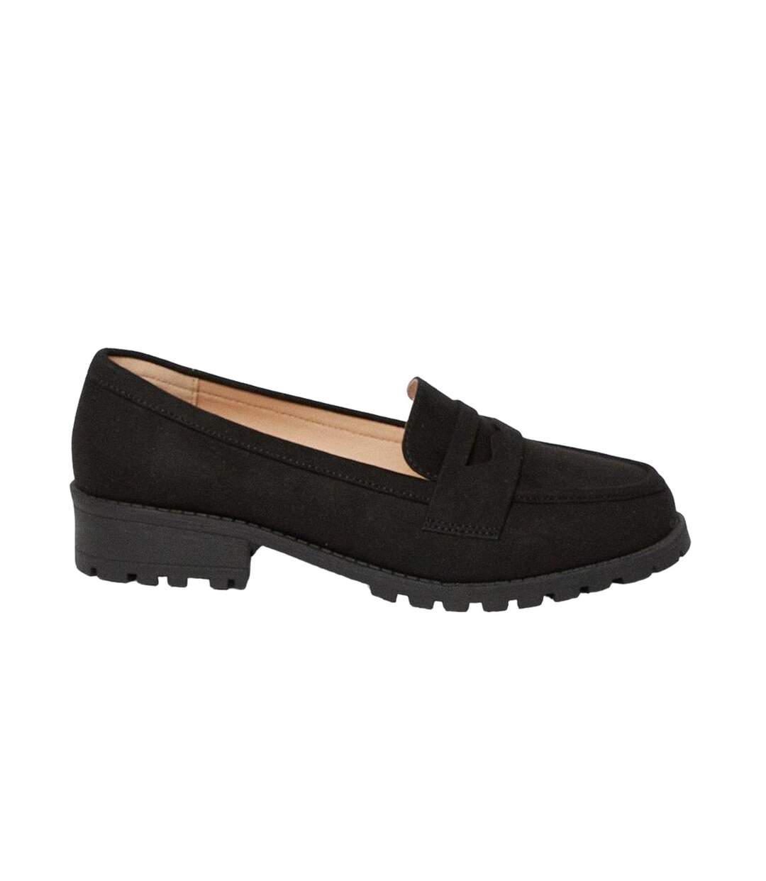 Mocassins Penny Leoni Femme Noir Naturel Dorothy Perkins-2