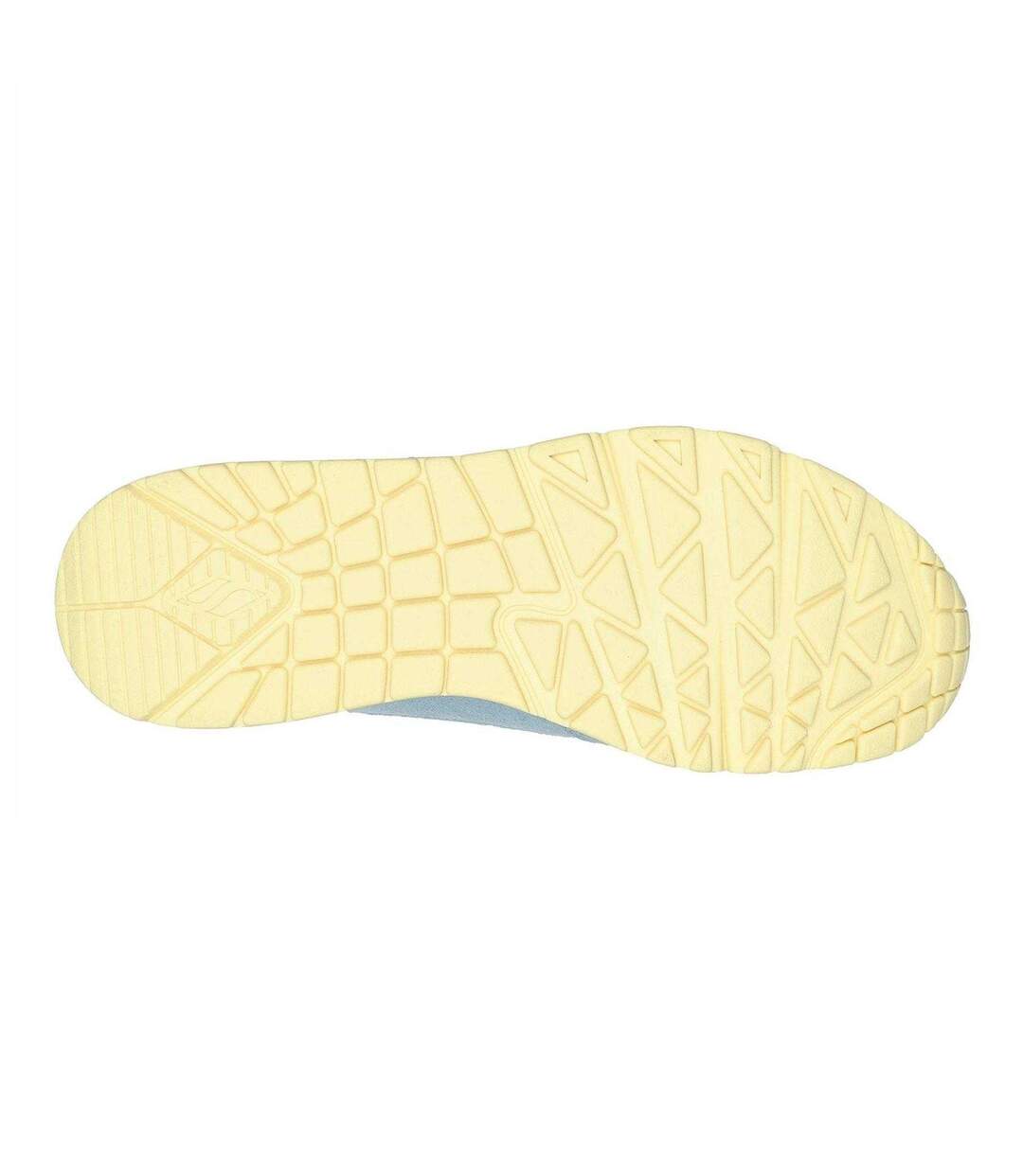 Baskets Uno Stand On Air Femme Bleu Clair Rose Skechers-4