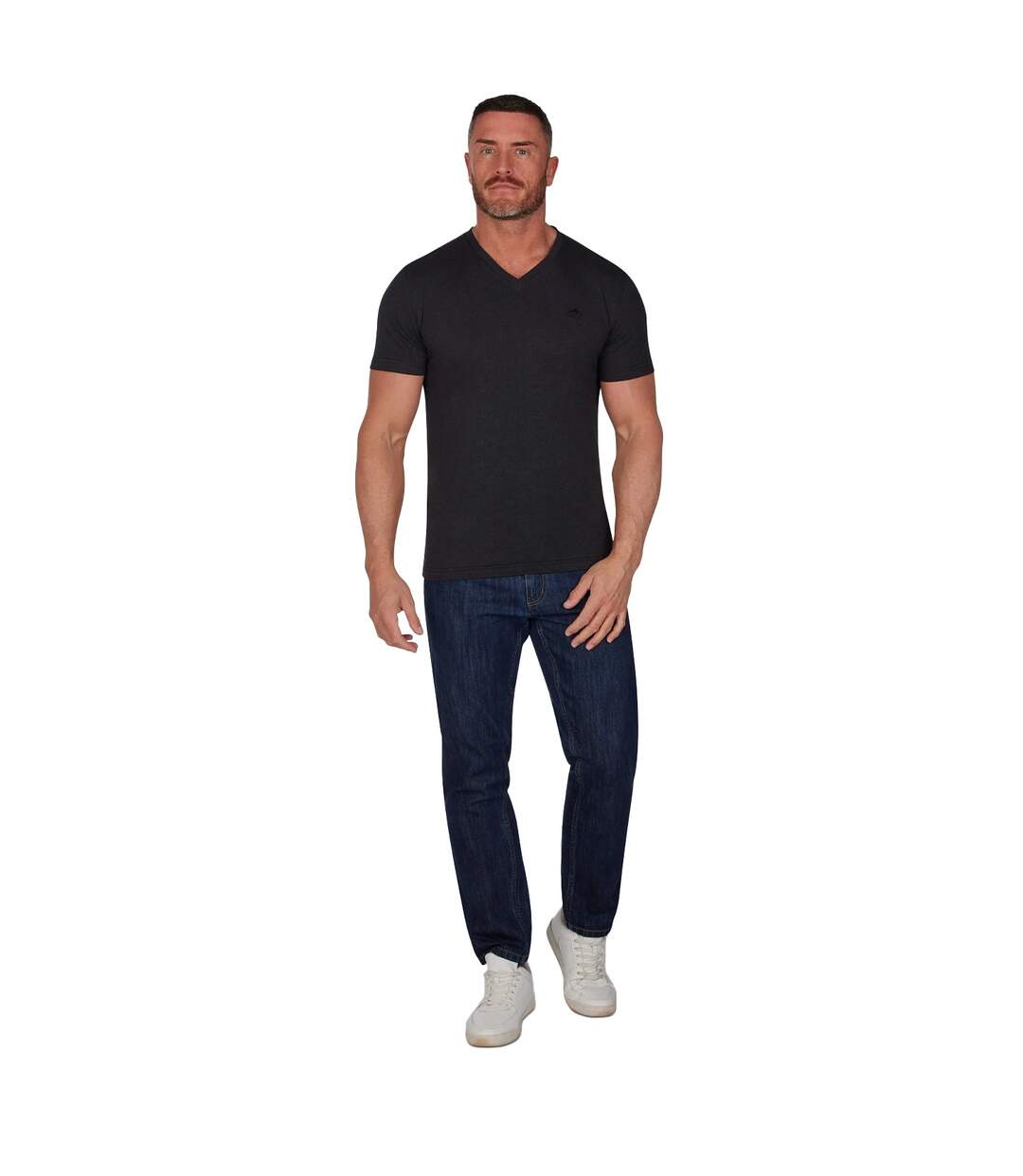 T-shirt Homme Noir Raging Bull-1
