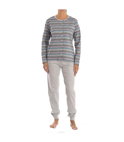 KLP1 women's long-sleeved winter pajamas