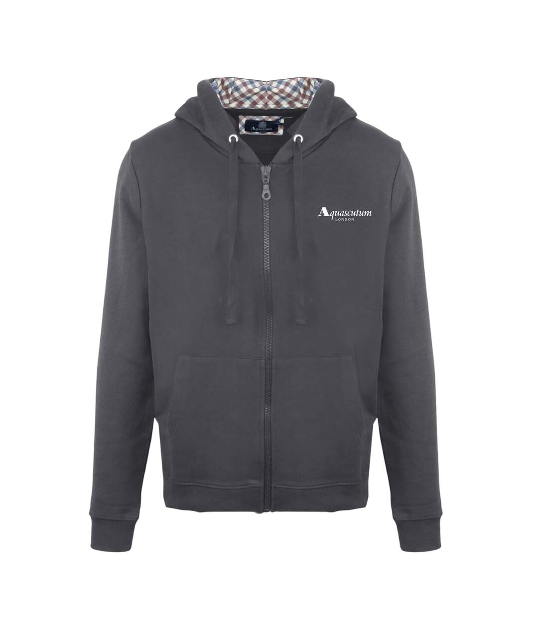 Mens Casual Hoodie Antracite Aquascutum-1