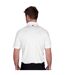 Polo de golf surpiqué pour hommes blanc Island Green