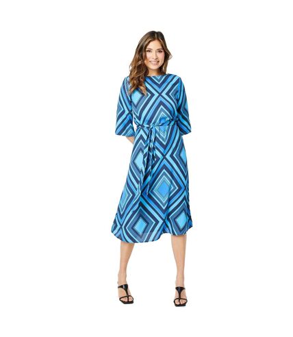 Robe mi-longue femme bleu Principles