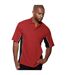 Polo à manches courtes homme rouge/noir/blanc GAMEGEAR-2