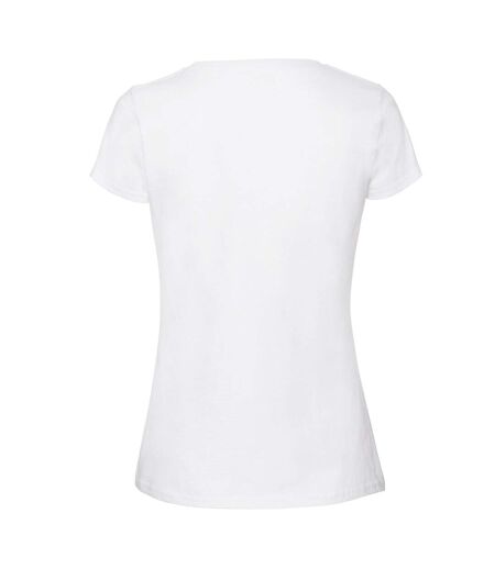 T-shirt Iconic Premium Femme Blanc Fruit Of The Loom