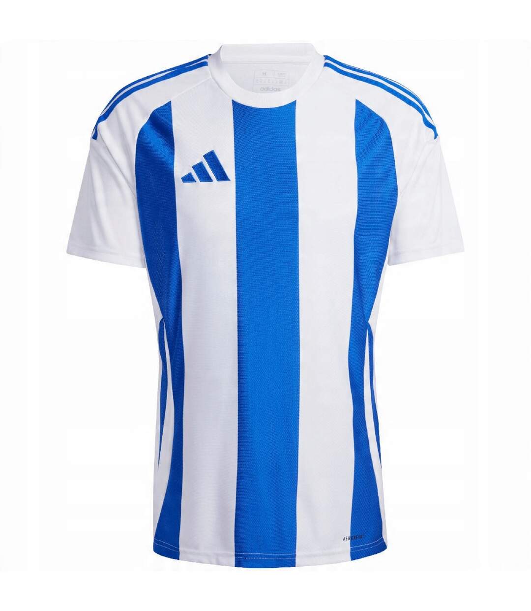 Maillot De Foot Style À Rayures Homme Blanc Bleu Adidas-2