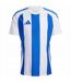 Maillot De Foot Style À Rayures Homme Blanc Bleu Adidas-2