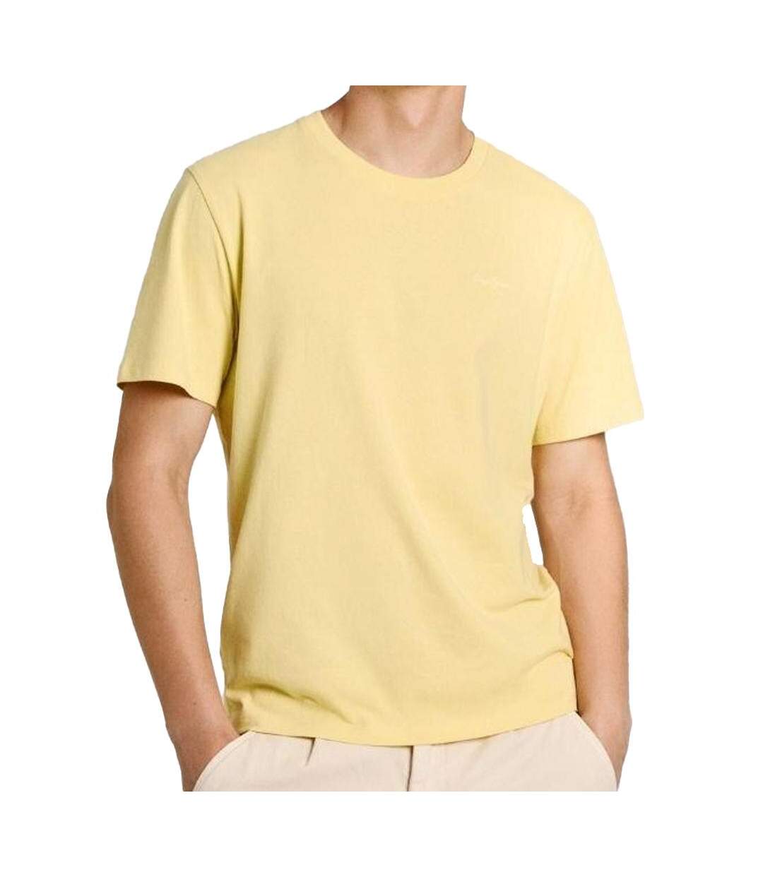 T-shirt Jaune Homme Pepe jeans Connor - L-1