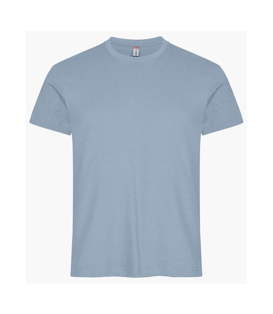 Mens Basic T-shirt Soft Blue Clique-1