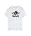 Disney Femmes/Ladies Minnie MM T-Shirt boyfriend en coton palmier (Blanc) - UTBI38449-1