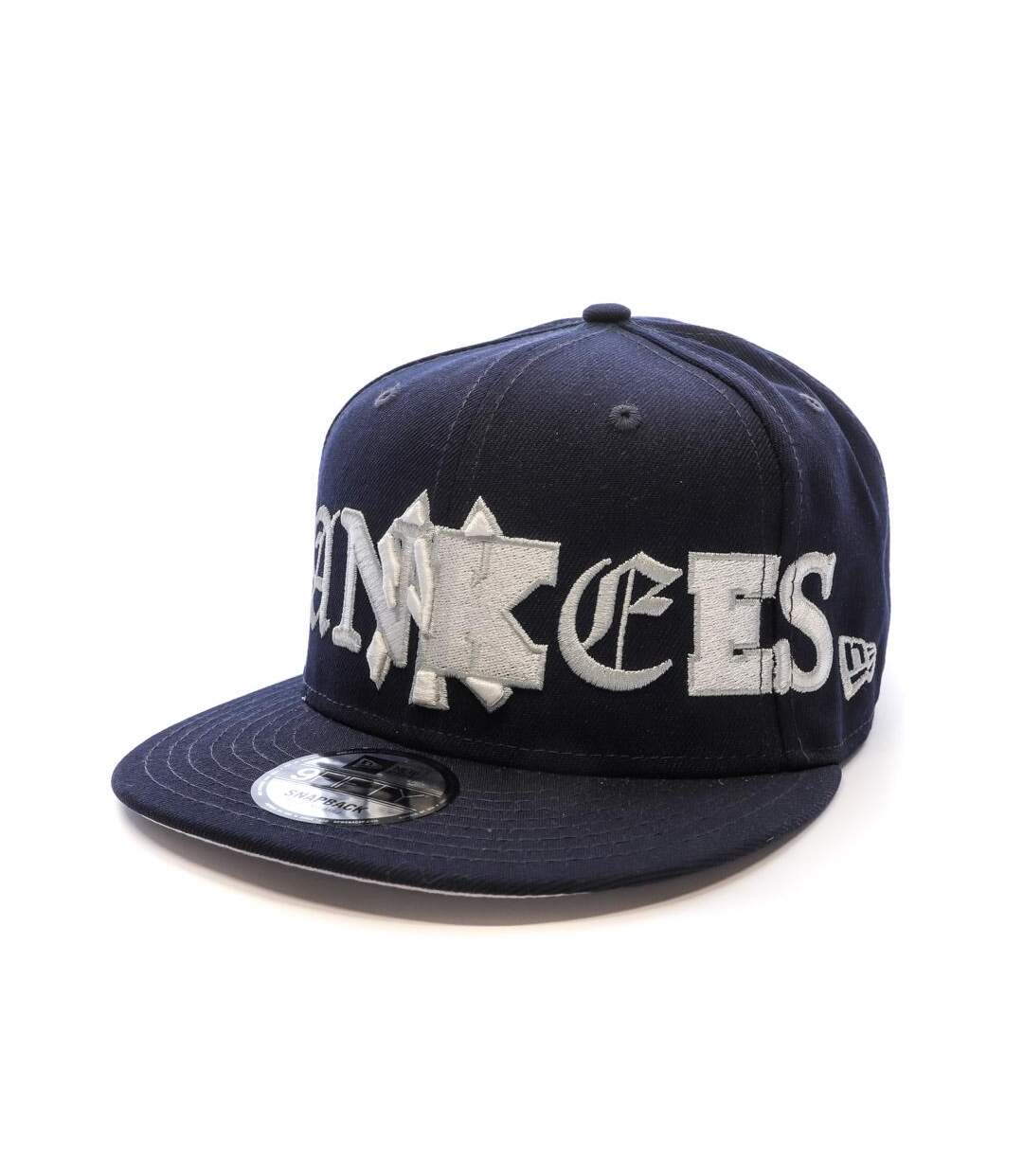 Casquette Noire Homme New Era Typography - M/L-1