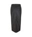 Womens/ladies Coated Regular Maxi Skirt Black Noisy May-2