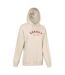 Womens/ladies London Graphic Hoodie Beige Mountain Warehouse-4