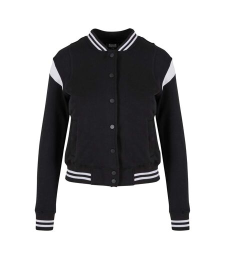 Veste De Survêtement College Femme Noir Blanc Urban Classics