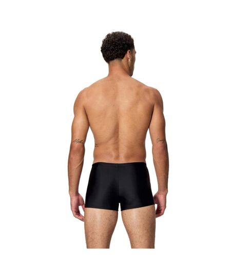Mens Dive Aquashort Swimming Trunks Black Red Speedo