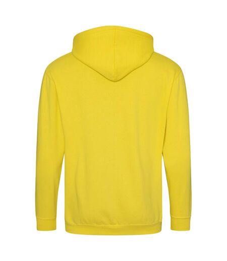 Awdis - Sweatshirt à capuche et fermeture zippée - Homme (Jaune soleil) - UTRW180