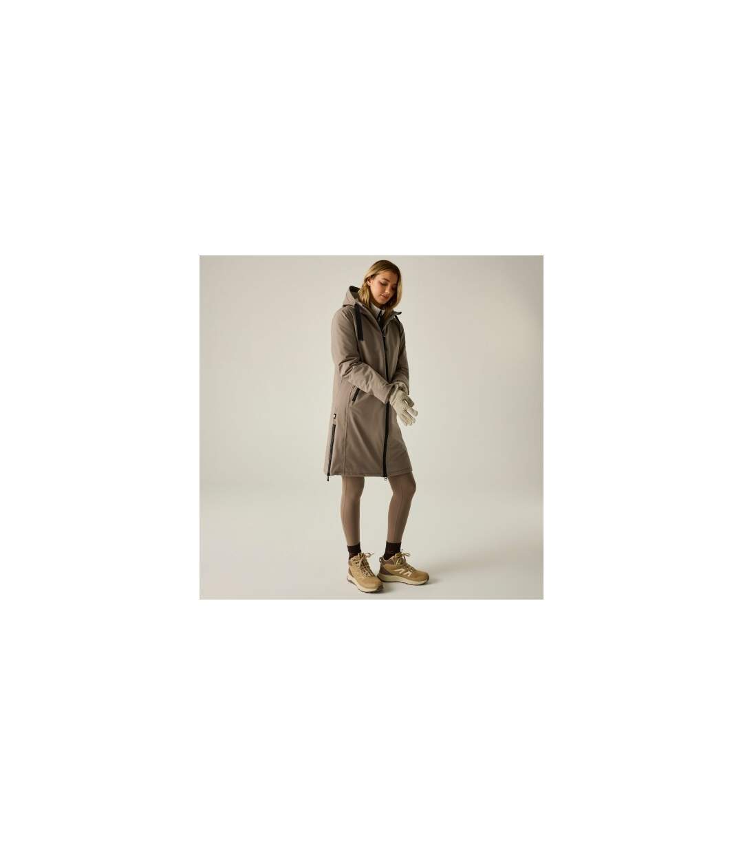 Womens/ladies Waterproof Insulated Jacket Mocha Light Vanilla Regatta-1