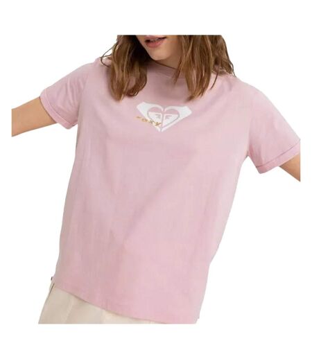 T-Shirt rose pale femme roxy ocean regular - l