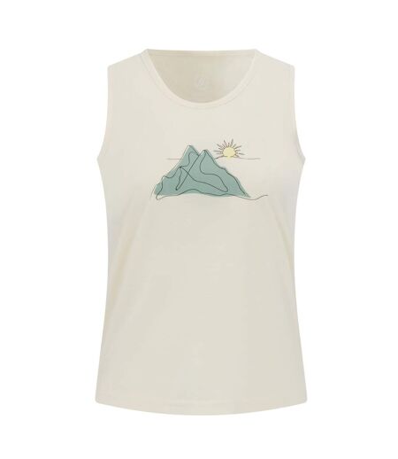 Womens/ladies Harmonic Mountain Lightweight Tank Top Almond Milk Dare 2B