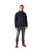 Mens Ascender 250 Fleece Jacket Navy Classic Red Regatta-1