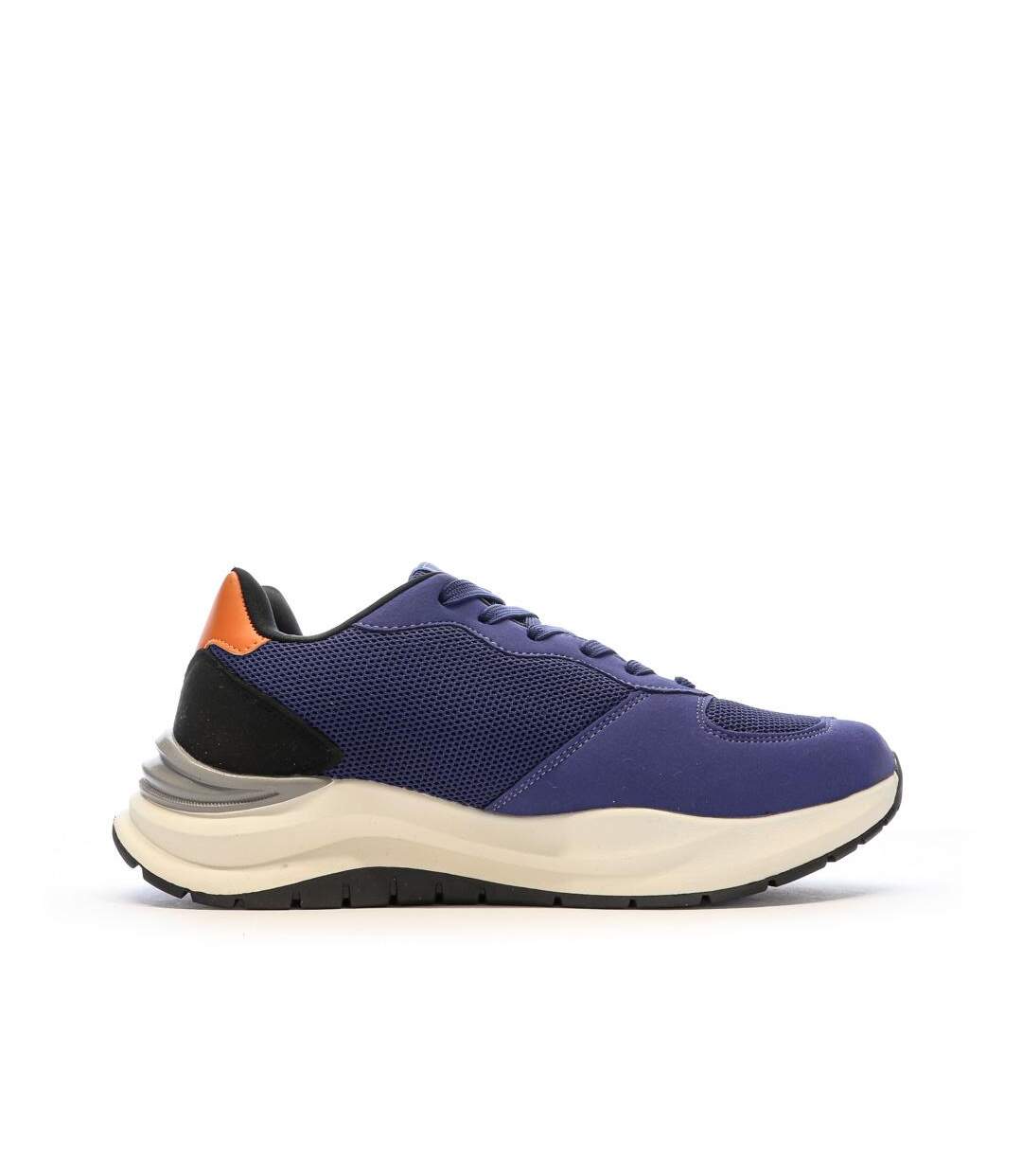 Baskets marine/blanches/orange homme lotto twenty6-2